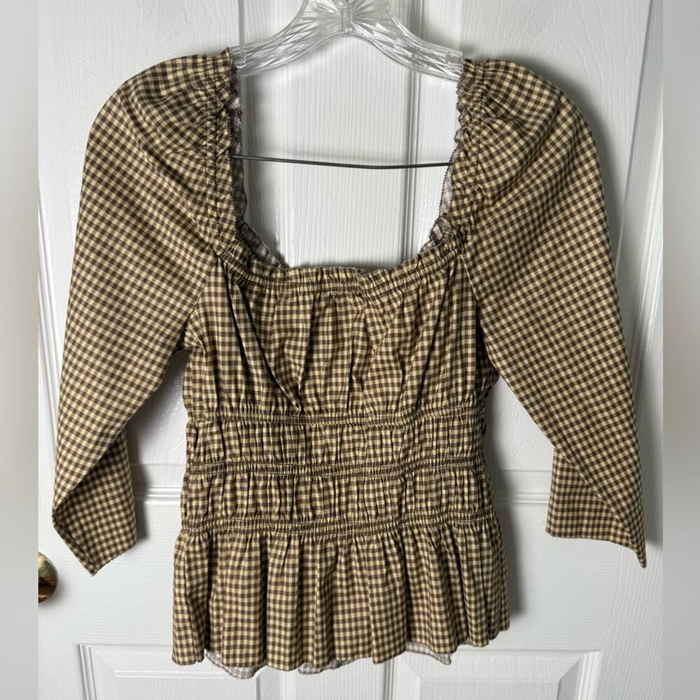 Reformation NEW Lauryn Top Gingham 10 - Picture 3 of 5